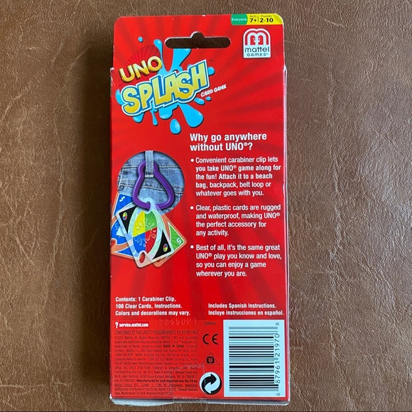 UNO Splash Card Game New! - Picture 8 of 9